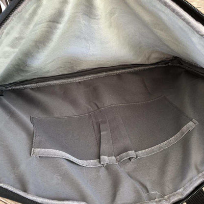 Cotton Road Laptop Bag: CAMEL PU Leather 15'6 Padded Laptop Bag / Carry Sleeve INTERIOR