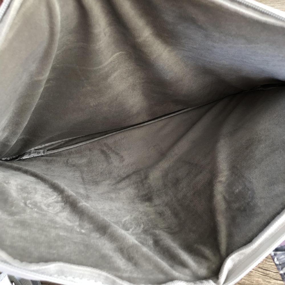 Cotton Road Laptop Bag: LILAC PROTEA PVC Bag / Carry Sleeve with Padded Inner