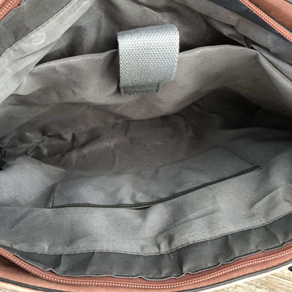 Cotton Road Laptop Bag: PINK PU Leather Lace Print Design