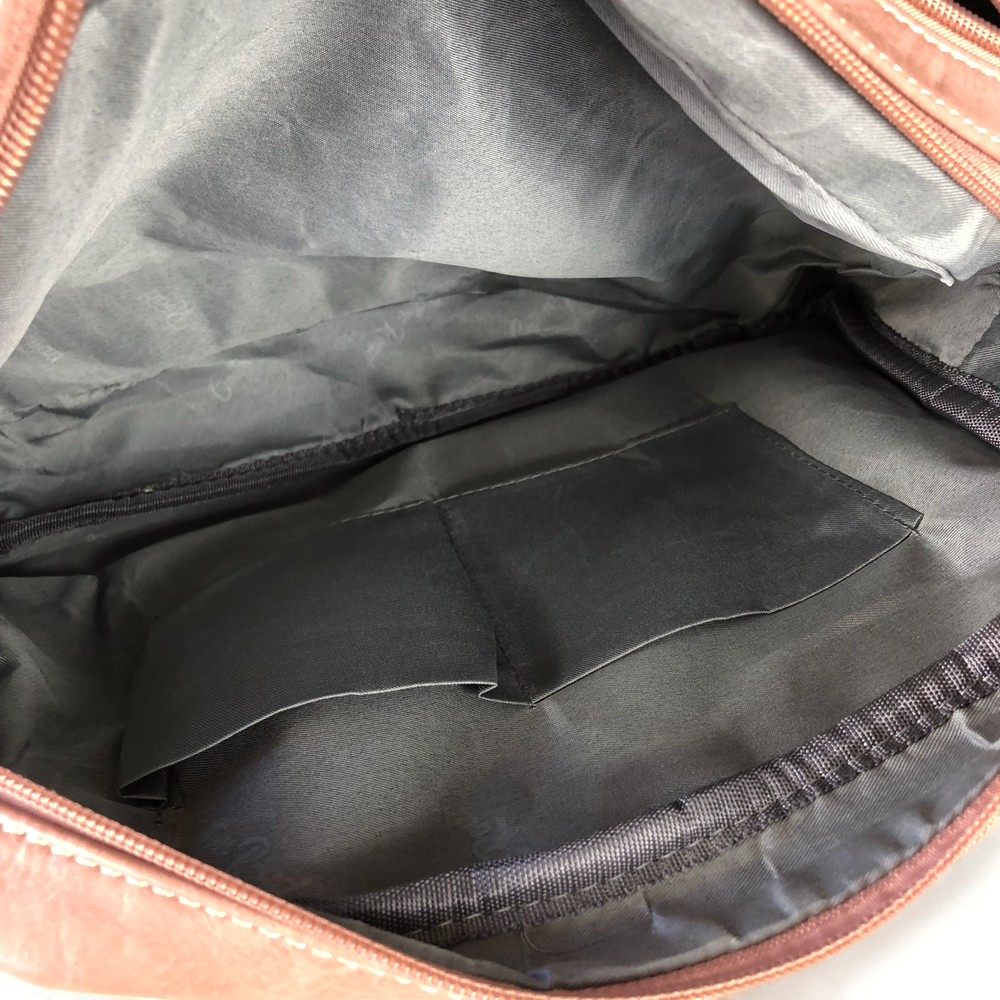 Cotton Road PINK PU Leather Handbag with WINDMILL detailing