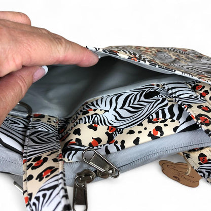 Cotton Road PVC 14' Laptop / Exam Bag with Padded Inner and ZEBRA detailing