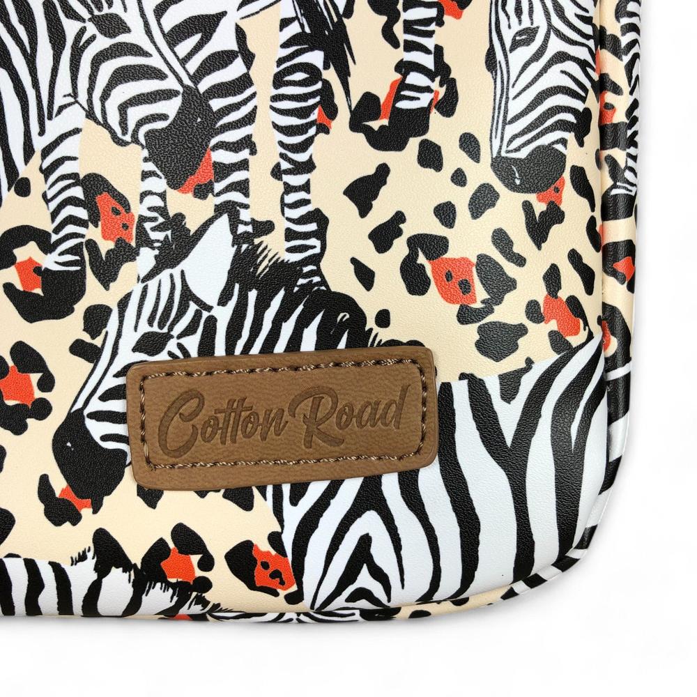 Cotton Road PVC 14' Laptop / Exam Bag with Padded Inner and ZEBRA detailing
