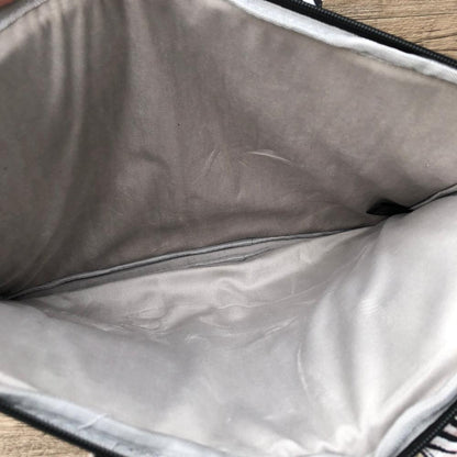 Cotton Road PVC Laptop Bag / Carry Sleeve with ZEBRA Print