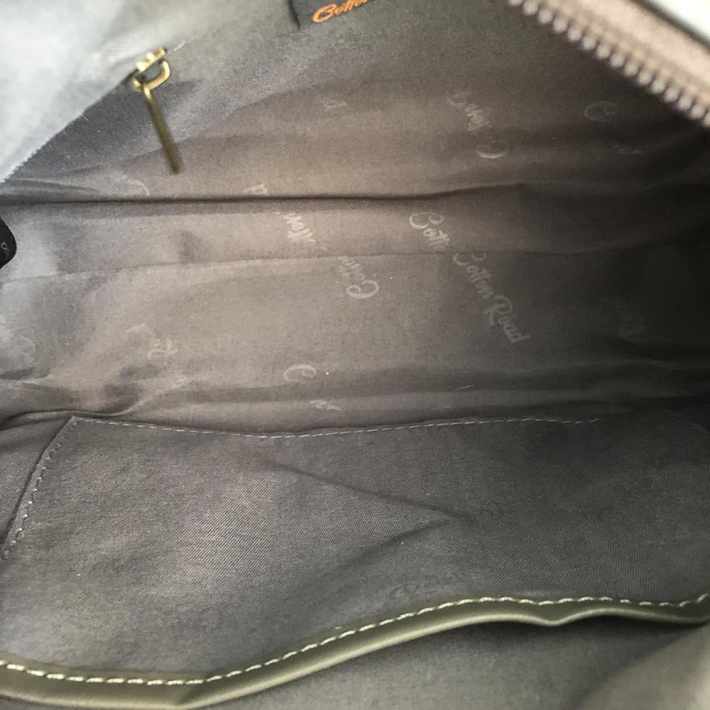 Cotton Road Sling Bag: BROWN PU Leather Sling Bag with BRANDED Strap