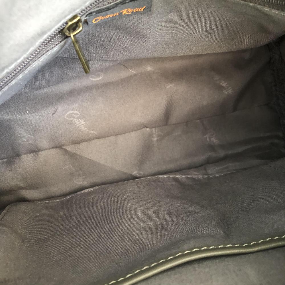 Cotton Road Sling Bag: COFFEE BROWN PU Leather Sling Bag with BRANDED Strap