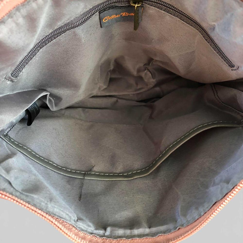 Cotton Road Sling Bag: PINK PU Leather Sling Bag