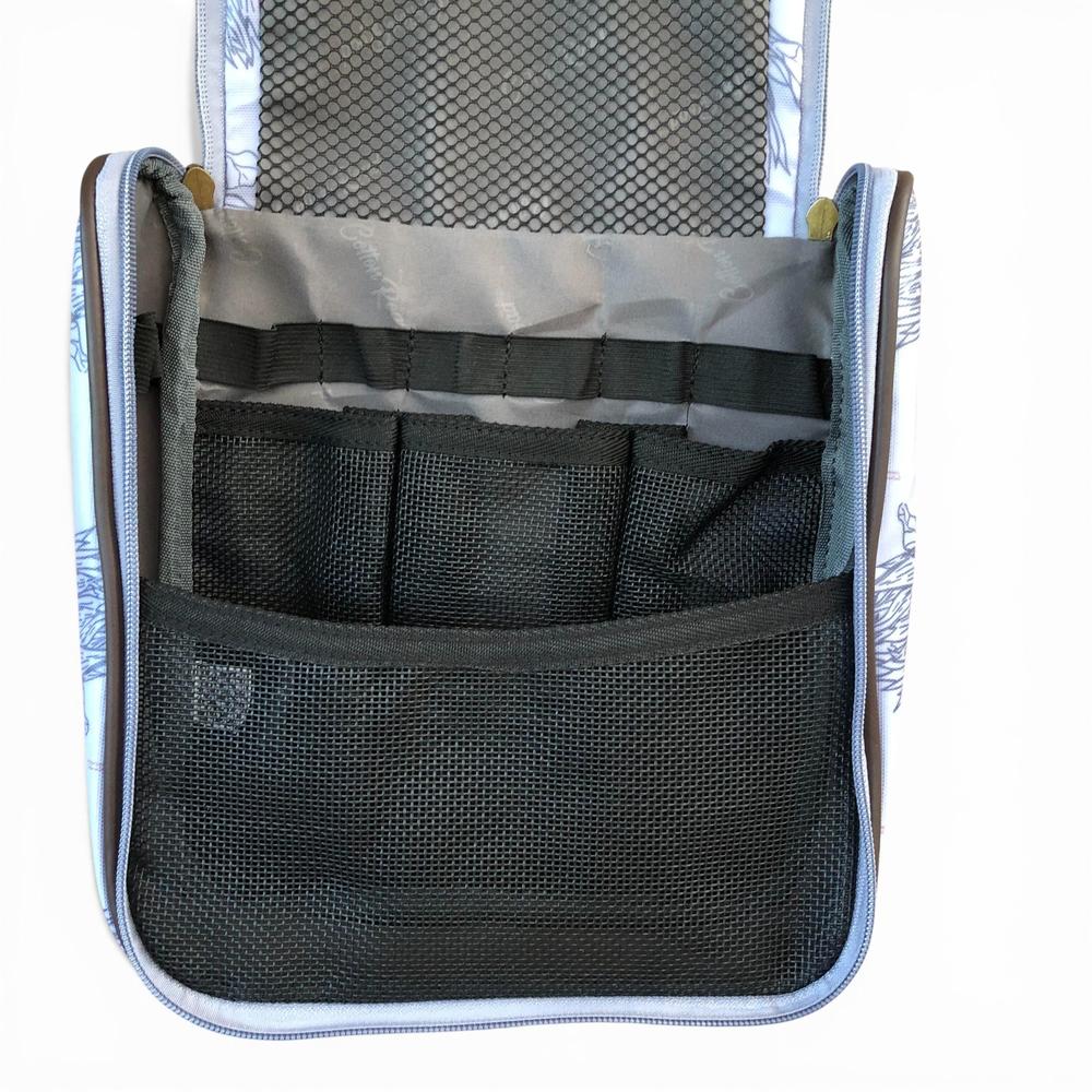 Cotton Road Toiletry Bag: BLUE PROTEA PVC Hanging Vanity Bag