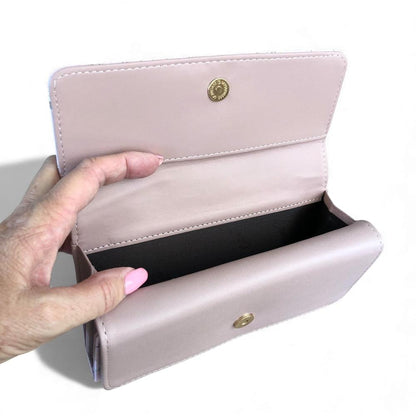 Cotton Road Wallet: Large FLORAL PINK PU Leather Wallet