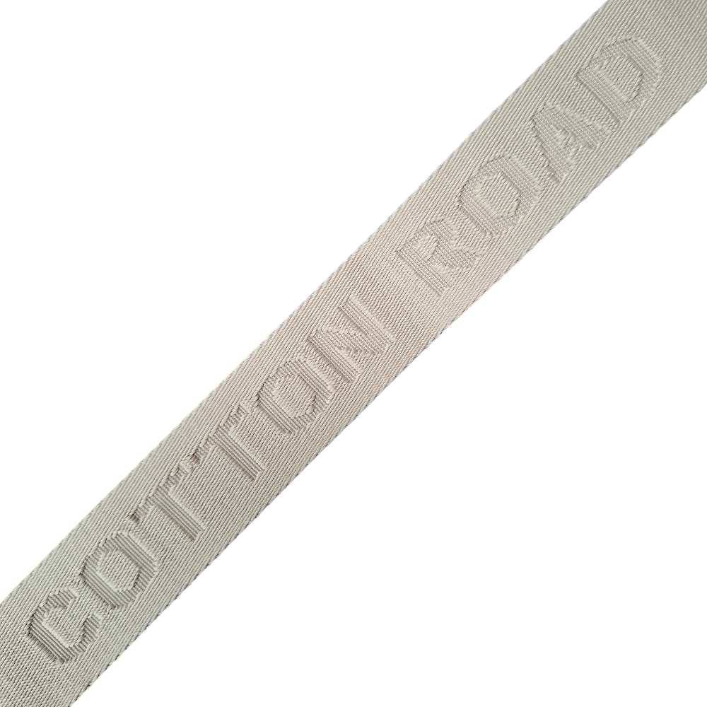 Cotton Road Adjustable Bag Strap: WARM BEIGE Tonal Logo BRANDED