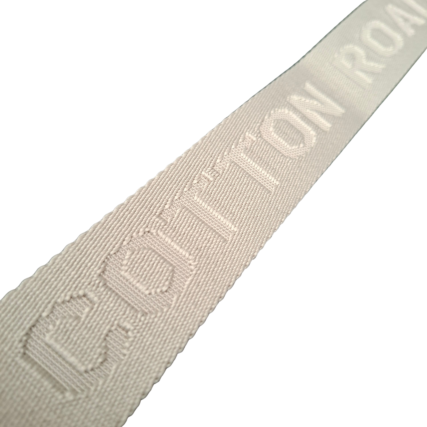 Cotton Road Adjustable Bag Strap: WARM BEIGE Tonal Logo ZOOM