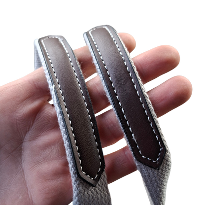 Cotton Road Handbag: LIGHT BLUE PVC with FLORAL and BUTTERFLY Print CARRY HANDLES