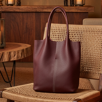 Cotton Road Sling Bag: DARK COFFEE Multi-pocket Crossbody with Adjustable Strap LIFESTYLE VIEW