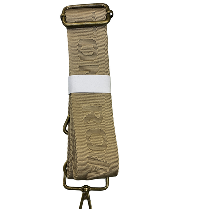 Cotton Road Sling Bag: KHAKI Protea PU Leather Crossbody Bag Branded Strap 