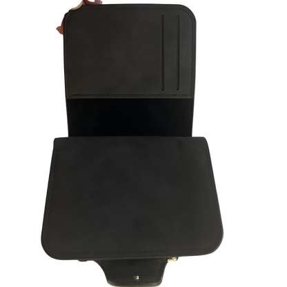 Cotton Road Wallet: BLACK/GREY Medium PU Leather Wallet