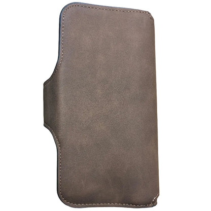 Cotton Road Wallet: Large BROWN 4-FOLD PU Leather Wallet BACK