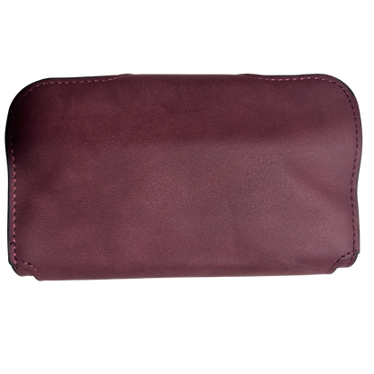 Cotton Road Wallet: Medium PU Leather Wallet MAROON BACK