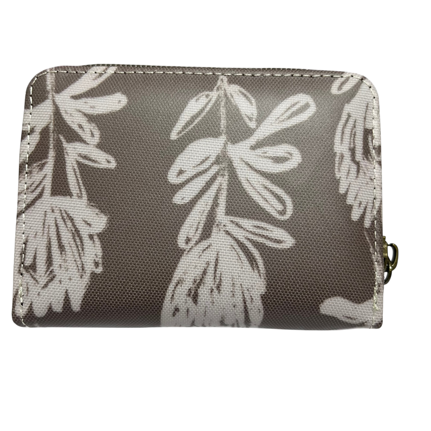 Cotton Road Handbag: KHAKI/BROWN Canvas PROTEA Print with MATCHING Card Holder