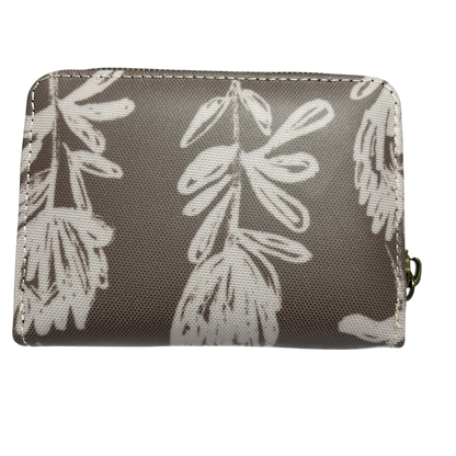 Cotton Road Handbag: KHAKI/BROWN Canvas PROTEA Print with MATCHING Card Holder