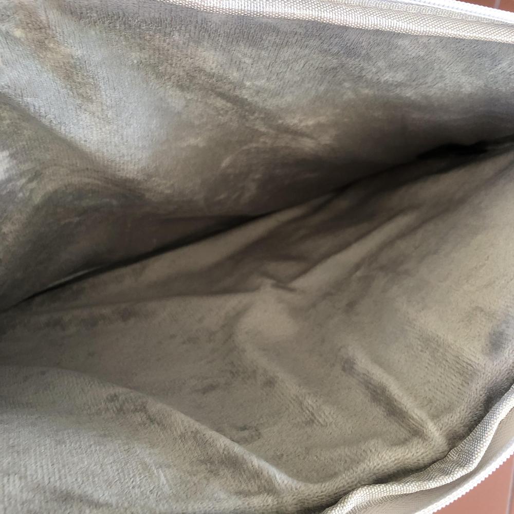 GREEN Canvas FLORAL Cotton Road Laptop Bag with GREY Trim and Matching Sleeve COMBO