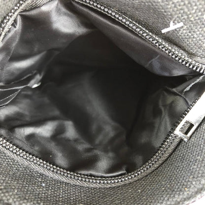 GREY Canvas Cotton Road Mini Sling Bag with CHEETAH