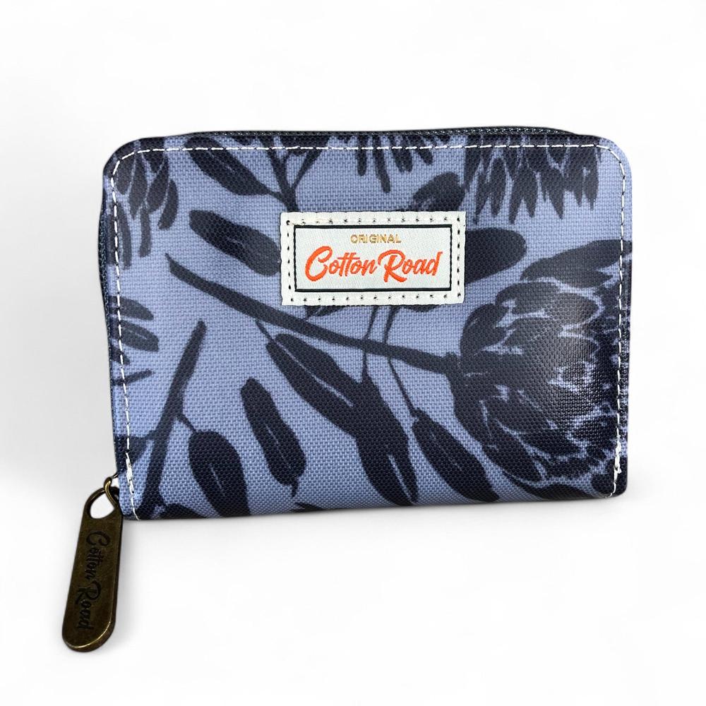 GREY PVC Cotton Road Card Holder with PROTEA