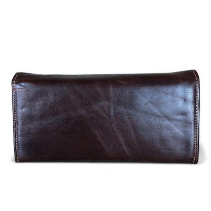 Large COFFEE BROWN VIVACE Genuine Leather Wallet