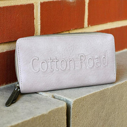 Large KHAKI PU LEATHER Cotton Road BRANDED Wallet