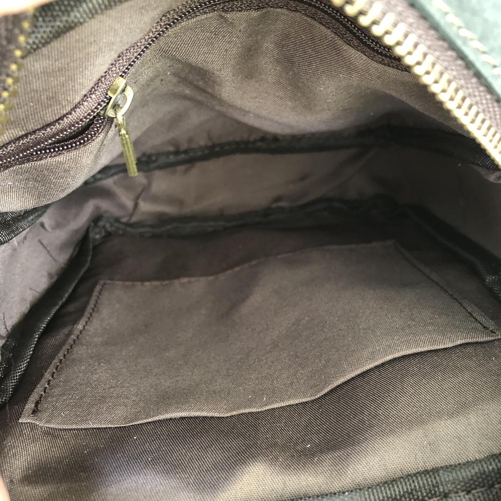 Leather Sling Bag: BLACK Unisex VIVACE genuine leather Sling Bag