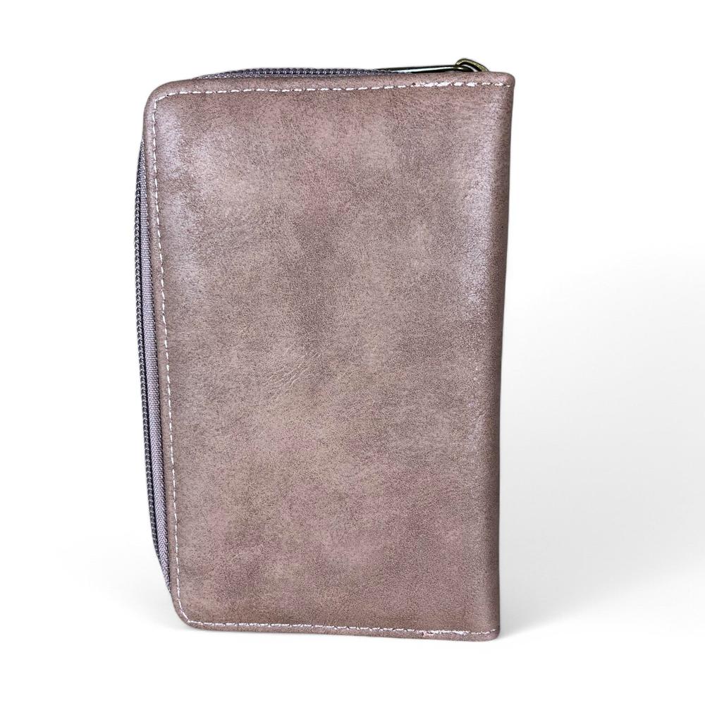 Medium PINK PU Leather Cotton Road Wallet