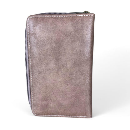 Medium PINK PU Leather Cotton Road Wallet