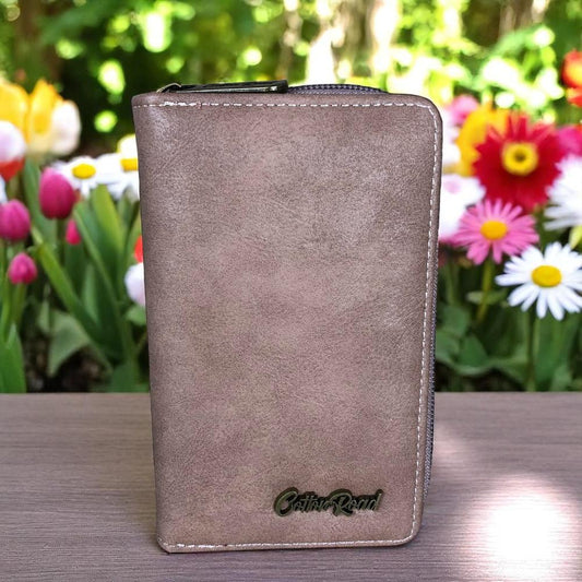 Medium PINK PU Leather Cotton Road Wallet