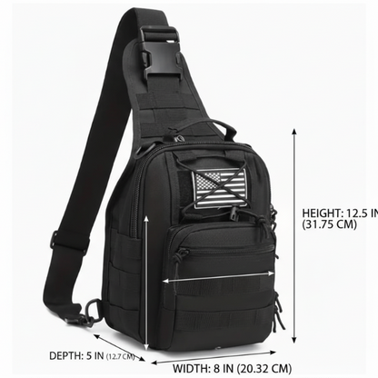 Sling bag: Multifunctional Tactical shoulder Bag