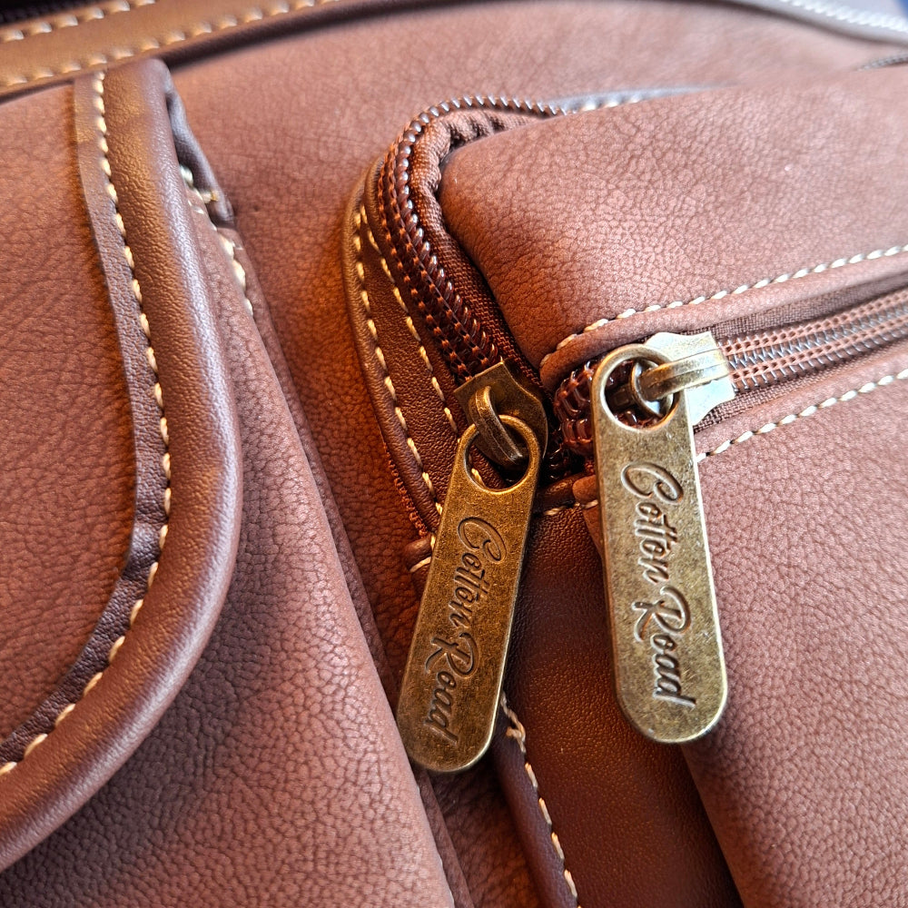 Multi-pocket Crossbody with Adjustable Strap ZIP BRANDING