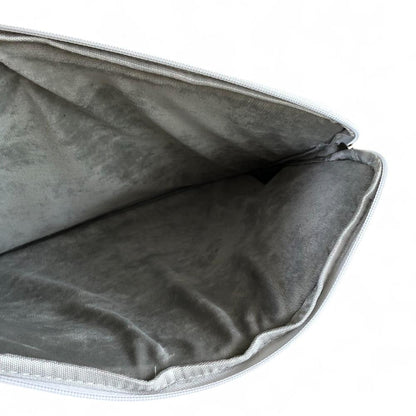 PINK Canvas FLORAL Cotton Road Laptop Bag with GREY Trim and Matching Sleeve COMBO