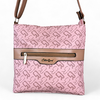 PINK Cotton Road BRANDED Synthetic Leather Sling Bag