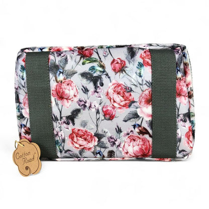 PINK FLORAL PVC Foldaway WEEKENDER Cotton Road Travel Bag