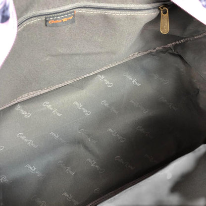 PURPLE PVC Overnight Cotton Road Travel Bag with PROTEAS