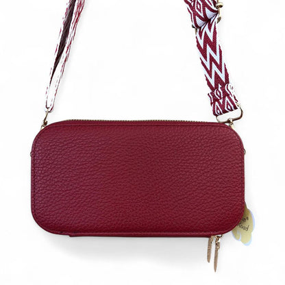 RED Cotton Road PU Leather Cellphone Sling Wallet
