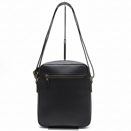 Vivace Genuine Leather Messenger Bag: Large COFFEE BROWN Sling Bag with Adjustable Strap