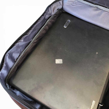 VIVACE Backpack: BLACK Canvas BRANDED Laptop Backpack