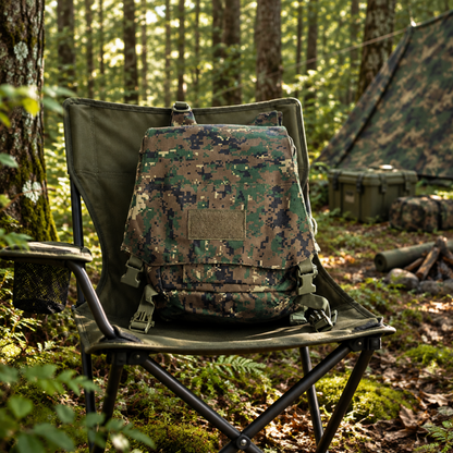 VIVACE BACKPACK: Digital Woodland Camo Canvas Light Backpack LIFESTYLE