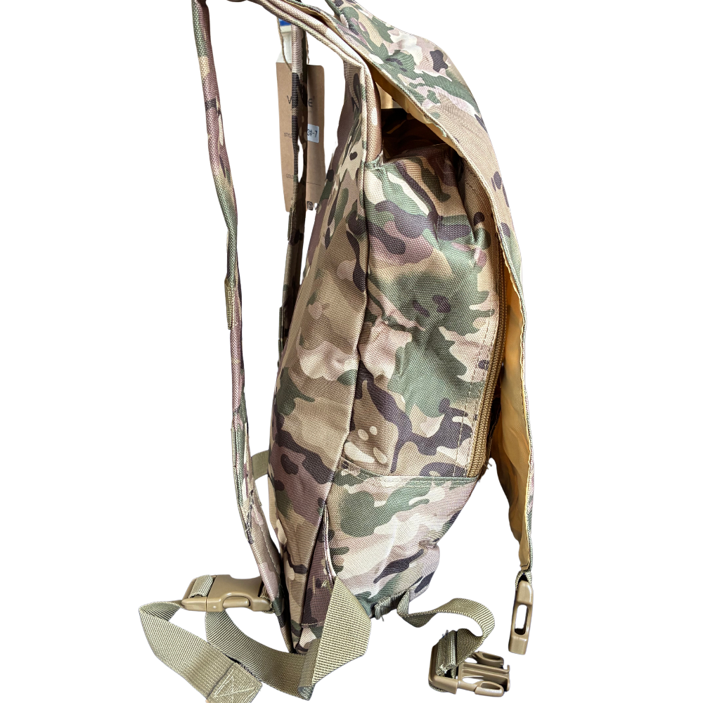 VIVACE BACKPACK: MultiCam Camo Canvas Light Backpack SIDE VIEW