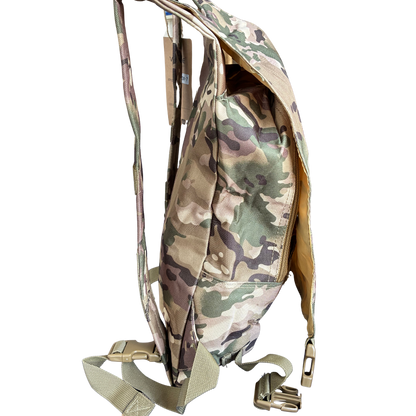 VIVACE BACKPACK: MultiCam Camo Canvas Light Backpack SIDE VIEW
