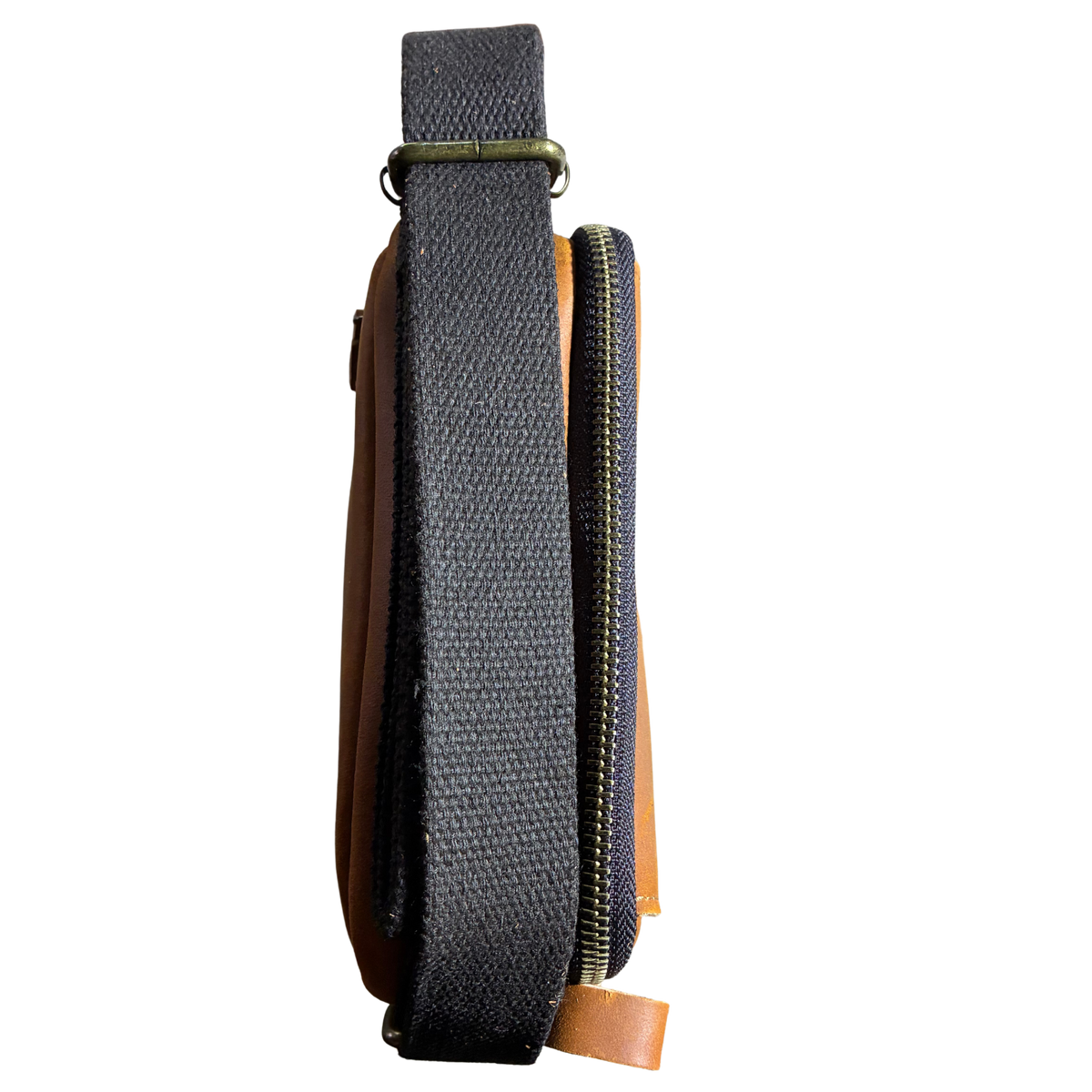 VIVACE SLING BAG: BROWN GENUINE Leather Messenger Bag TOP