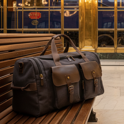 VIVACE SLING BAG: MOCHA BROWN Genuine Leather Messenger Bag HERO 