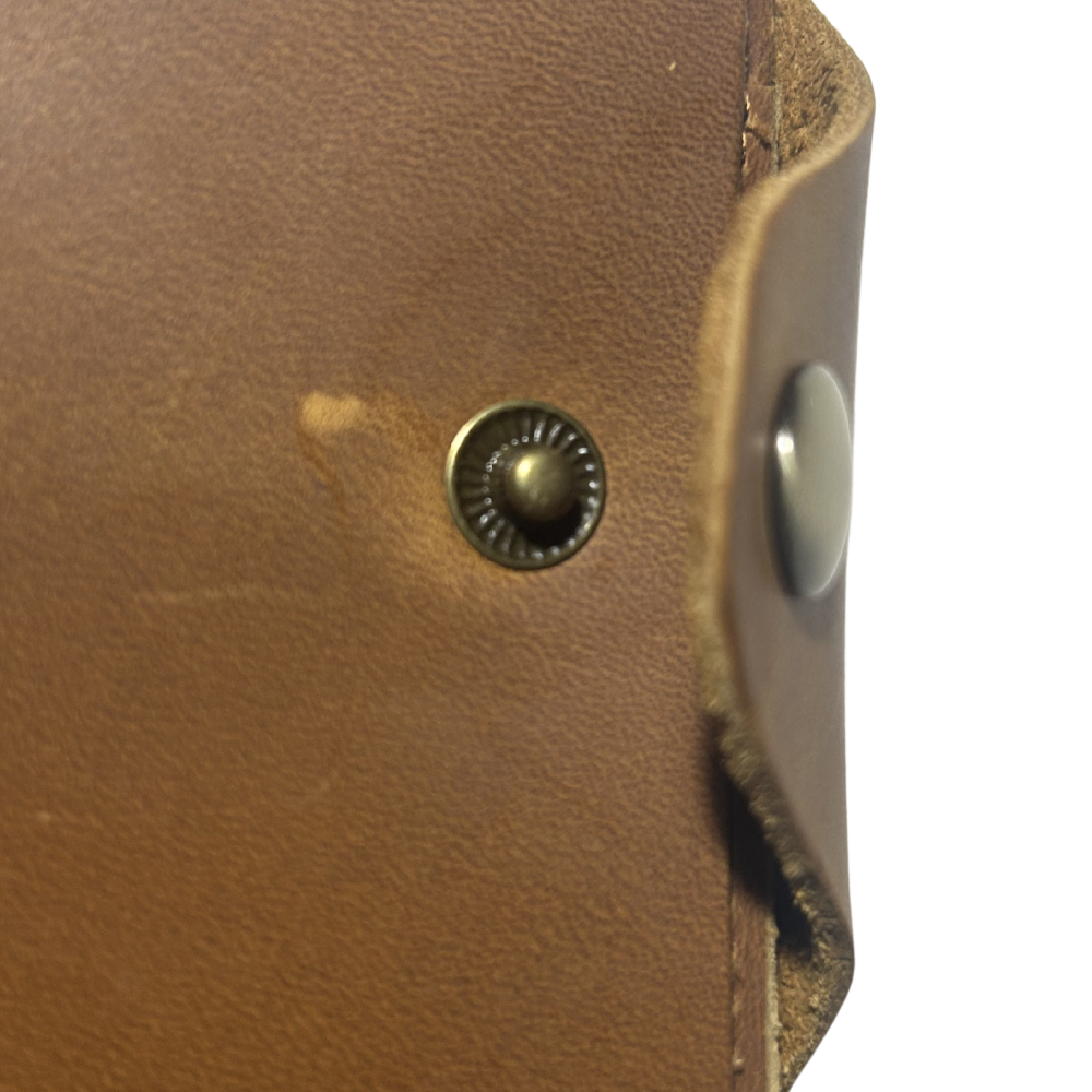 VIVACE WALLET: TAN, BROWN MEDIUM GENUINE LEATHER WALLET WITH CLIP 