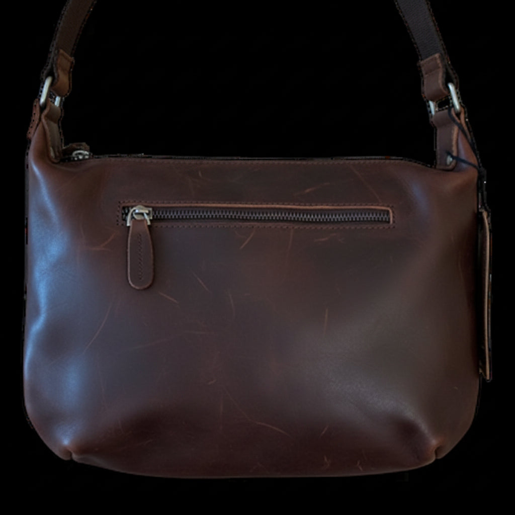 Vivace Sling Bag: BROWN Genuine Leather Crossbody for stylish Women BACK