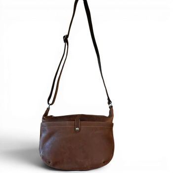 Vivace Sling Bag: BROWN Genuine Leather Crossbody for stylish Women HANGING