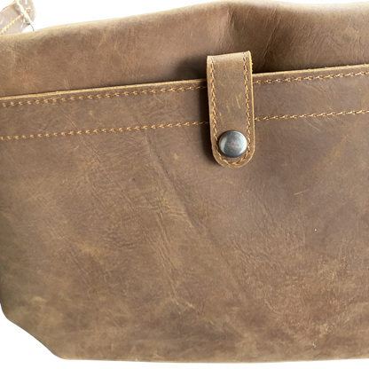 Vivace Sling Bag: DARK BROWN Genuine Leather Crossbody for Discerning Women ZOOM