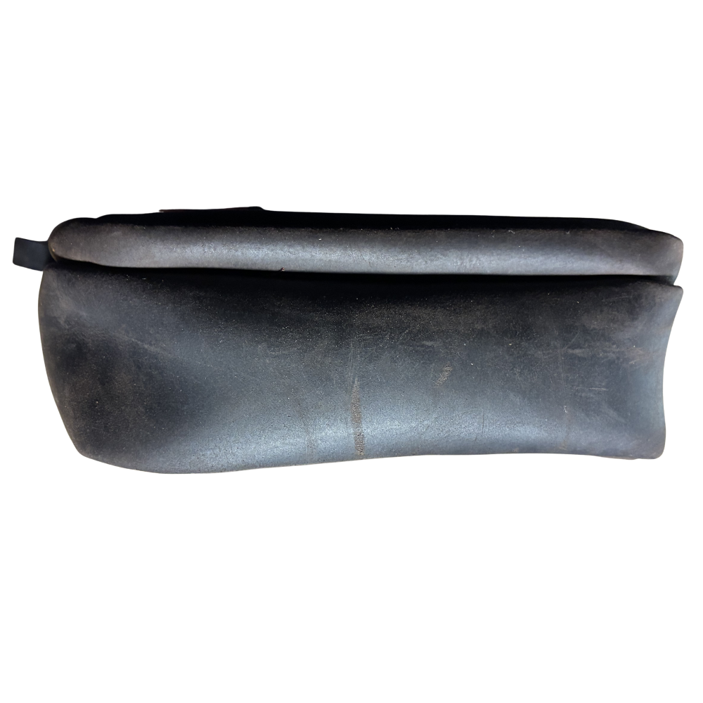 Vivace Sling Bag: DARK COFFEE BROWN Genuine Leather with Adjustable Strap BOTTOM